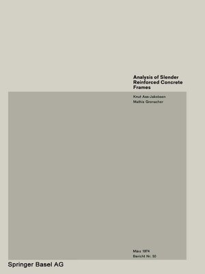 cover image of Analysis of Slender Reinforced Concrete Frames